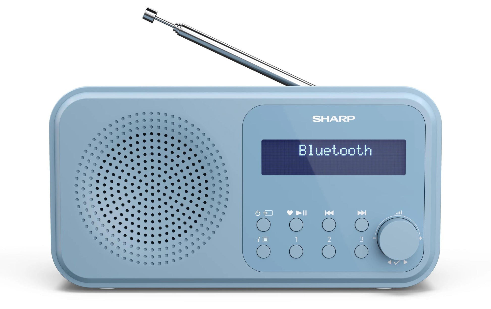 Sharp DR-P420 – DAB-/Internetradio – Portabel – DAB+, UKW, Bluetooth, 16 h – Blau