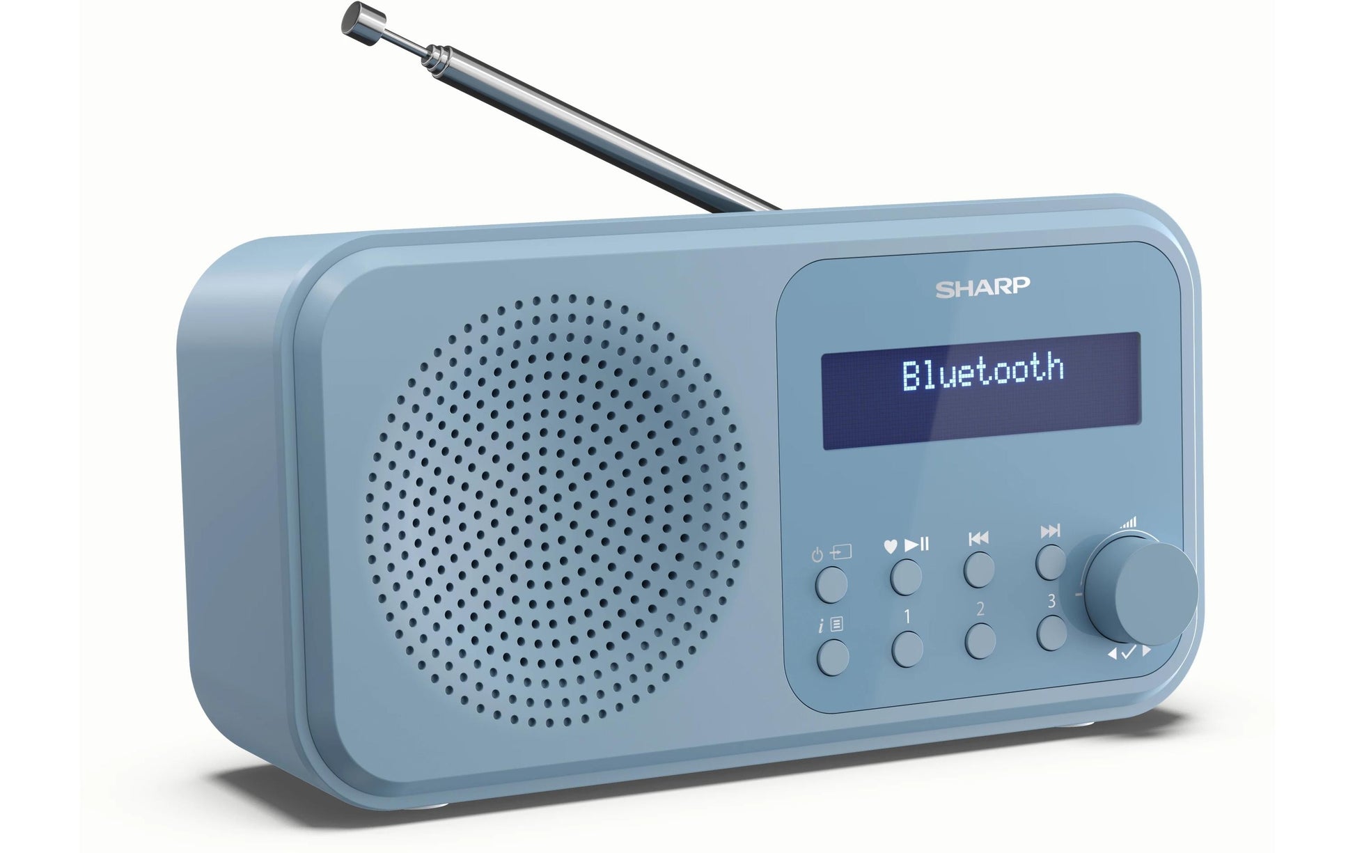 Sharp DR-P420 – DAB-/Internetradio – Portabel – DAB+, UKW, Bluetooth, 16 h – Blau