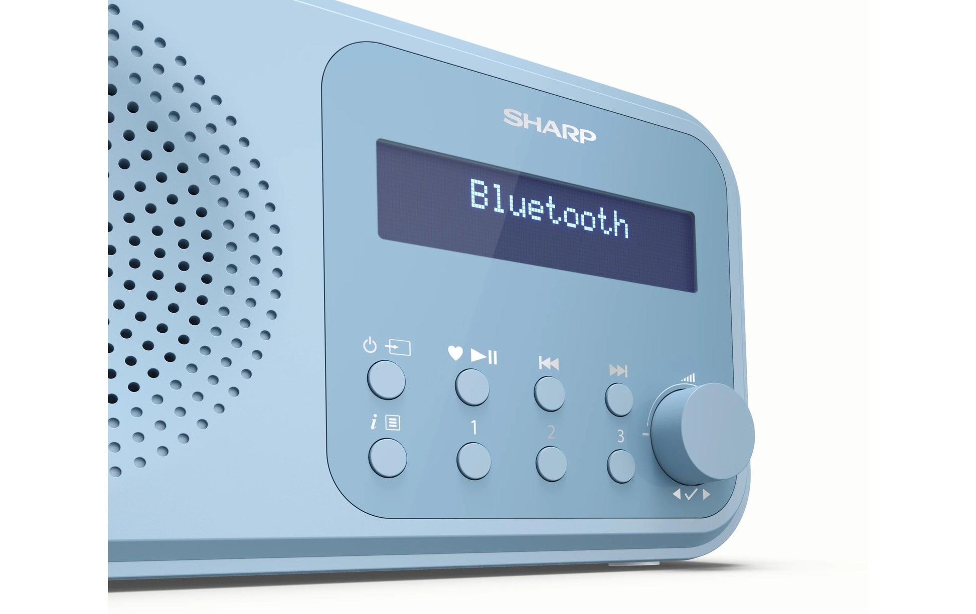 Sharp DR-P420 – DAB-/Internetradio – Portabel – DAB+, UKW, Bluetooth, 16 h – Blau