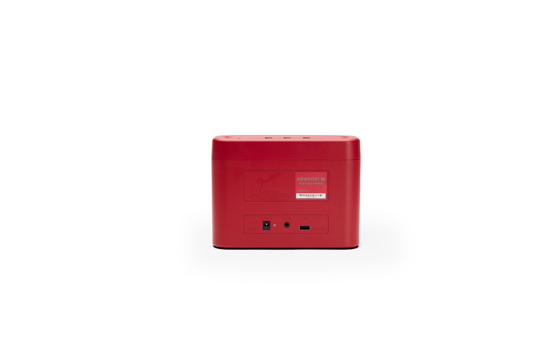Fender Newport 2 – Bluetooth-Lautsprecher – 12 h Akku, 30 W, Bluetooth 5.0, Champagner, Rot