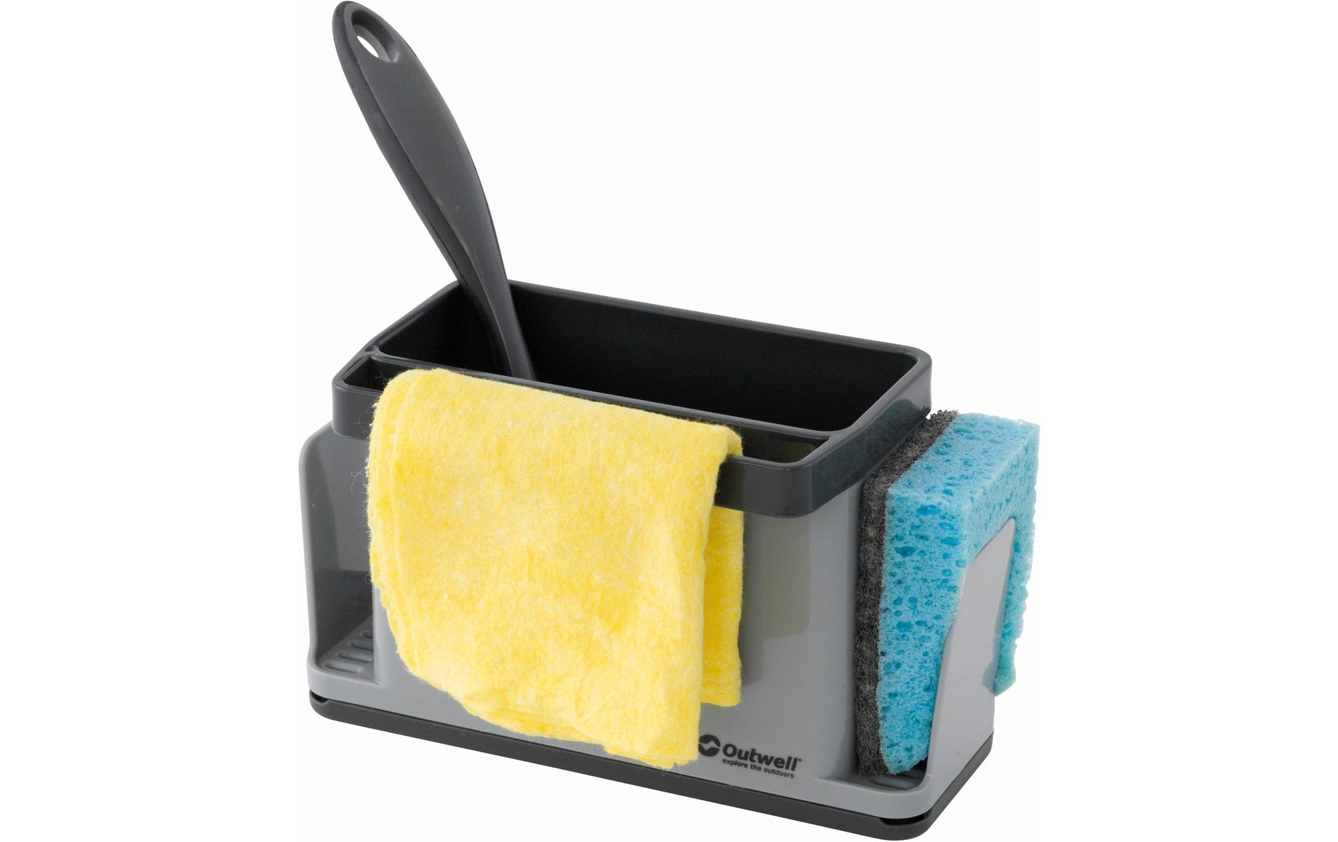 Outwell Bürstenhalter 19,5 × 9 × 12 cm, Polypropylen (PP), Silber