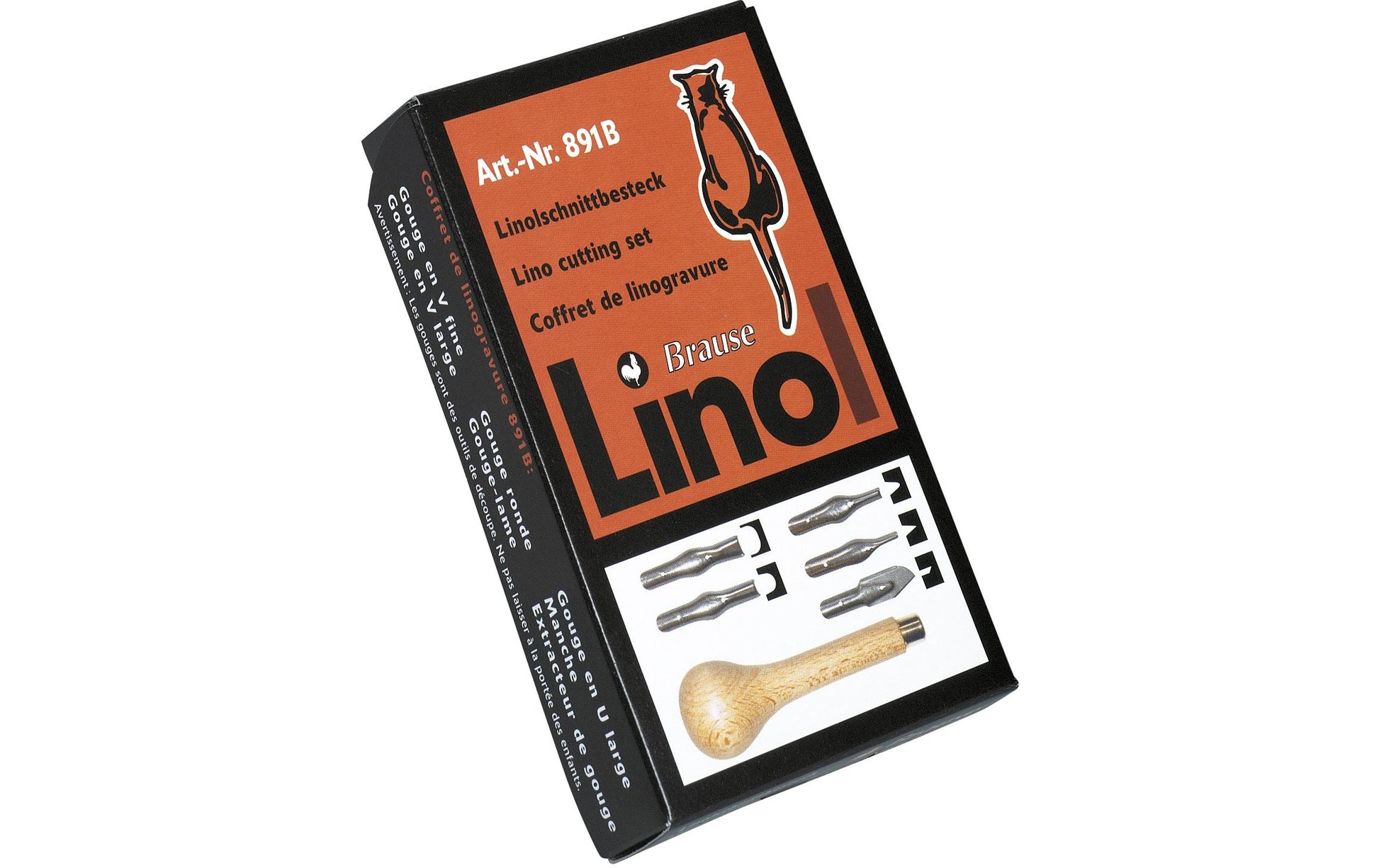 Clairefontaine Linolschnittmesser – Orange