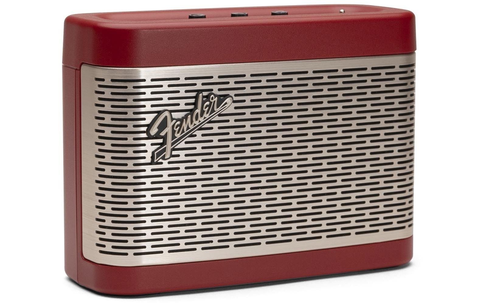 Fender Newport 2 – Bluetooth-Lautsprecher – 12 h Akku, 30 W, Bluetooth 5.0, Champagner, Rot