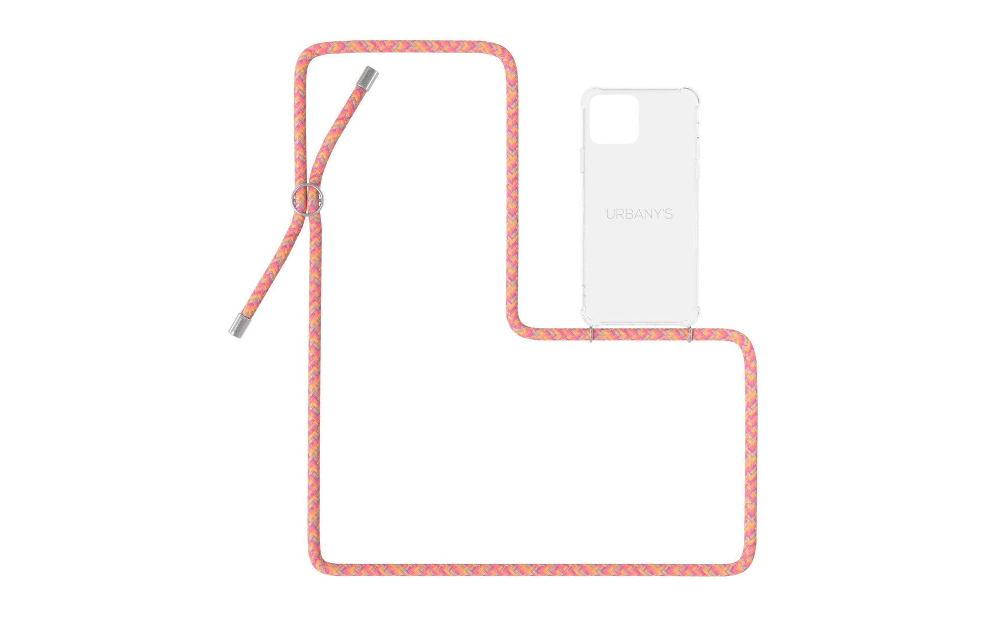Urbany's Necklace Case Summer of Love Backcover – für Apple iPhone 14, Kunststoff, Rosa