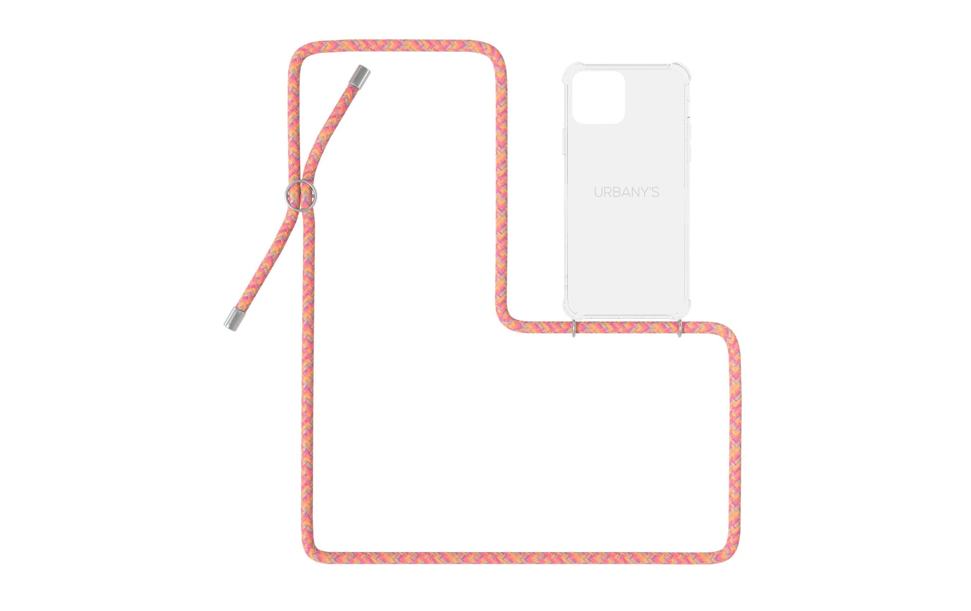 Urbany's Summer of Love Backcover – für Apple iPhone 14 Plus, Kunststoff, Rosa, mit Halsband