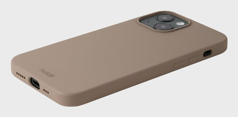 HoldIt Backcover – für Apple iPhone 17, Silikon, Braun