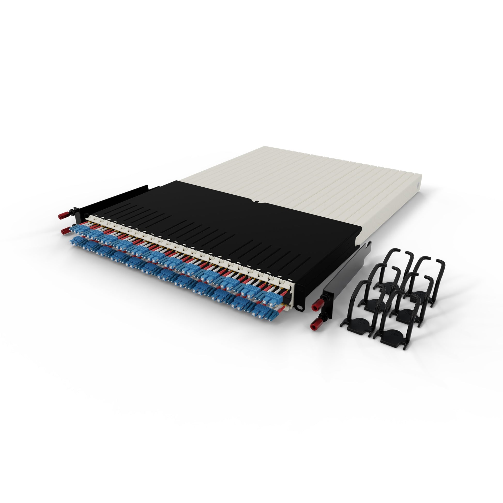patchbox.one 30RU – Patchpanel LWL, 24× LC-SC, Single-Mode OS2, 1,8 m, 19"