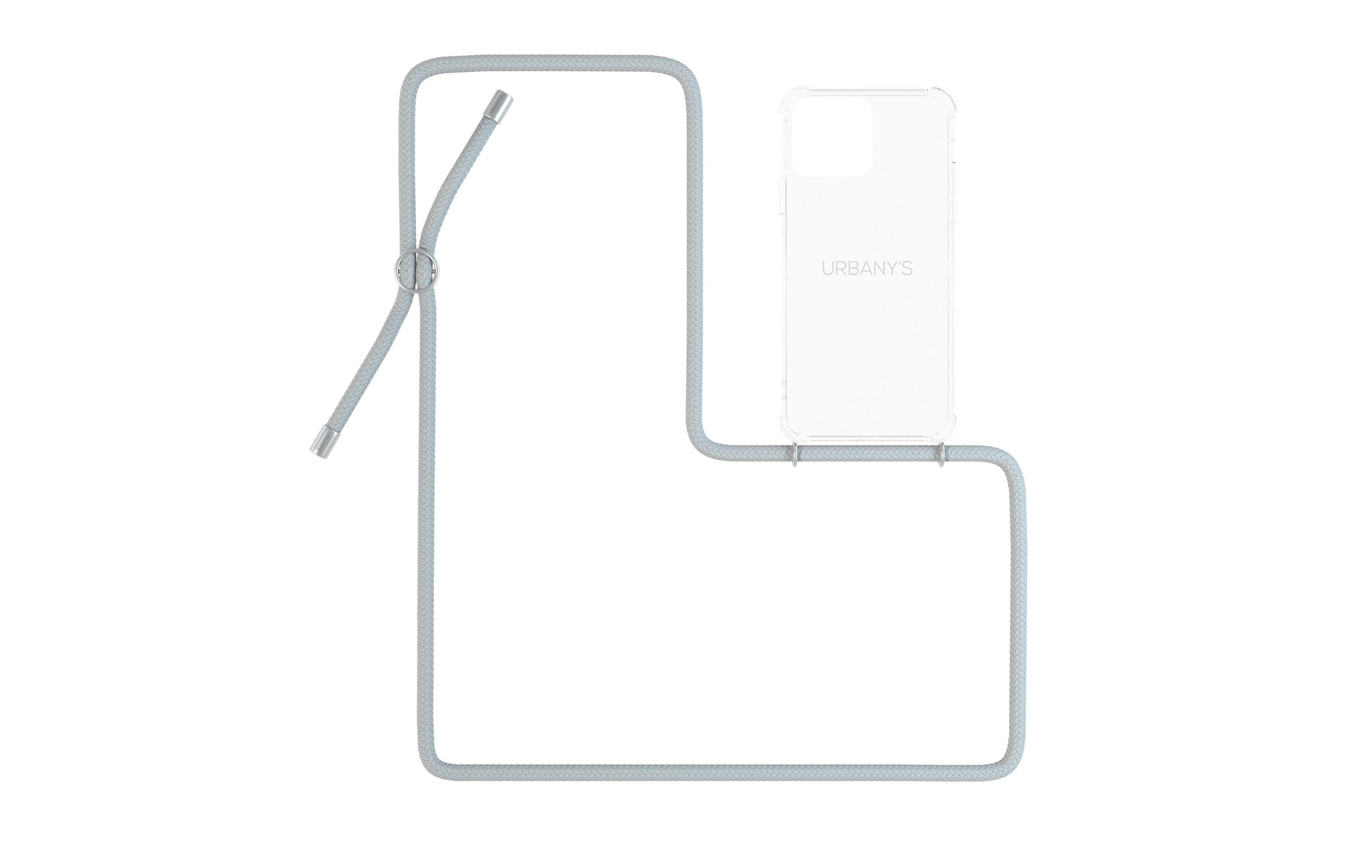Urbany's Necklace Case Backcover – für Apple iPhone 14 Pro Max, Kunststoff, Transparent, Cloudy Sky