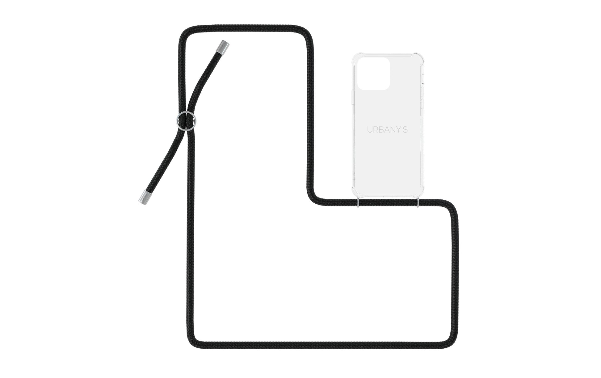 Urbany's Necklace Case Night Owl Backcover – für Apple iPhone 14 Pro, Kunststoff, Schwarz