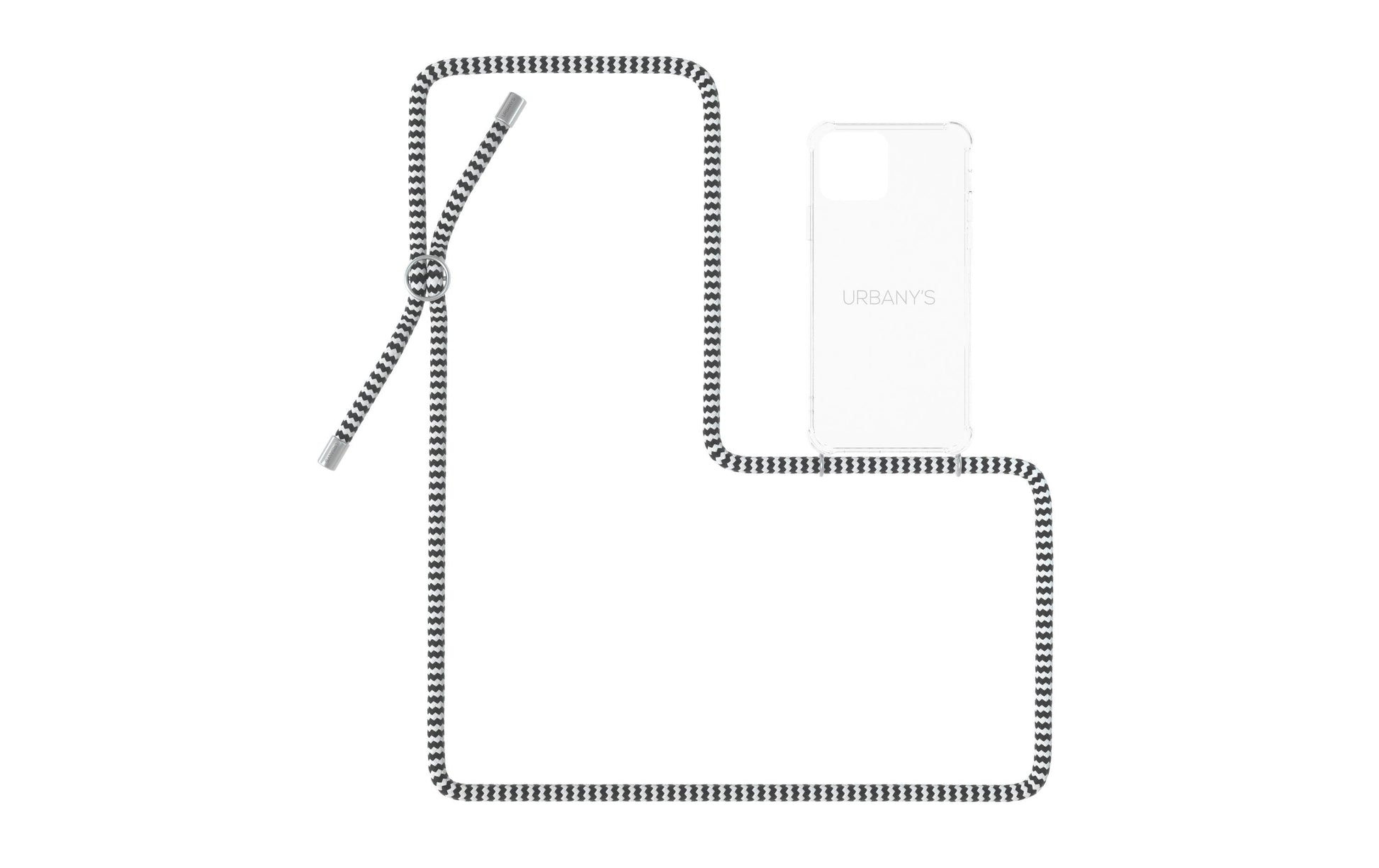 Urbany's Necklace Case – iPhone 14, Hypnotic Zebra