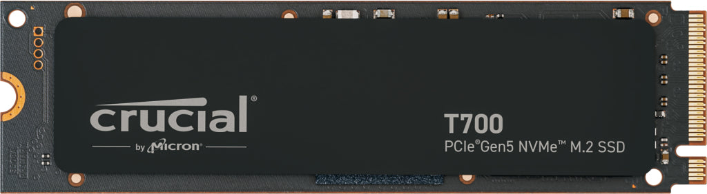 Crucial T700 – 4 TB M.2 2280 NVMe PCIe 5.0 x4, 12'400 MB/s lesen, 11'800 MB/s schreiben
