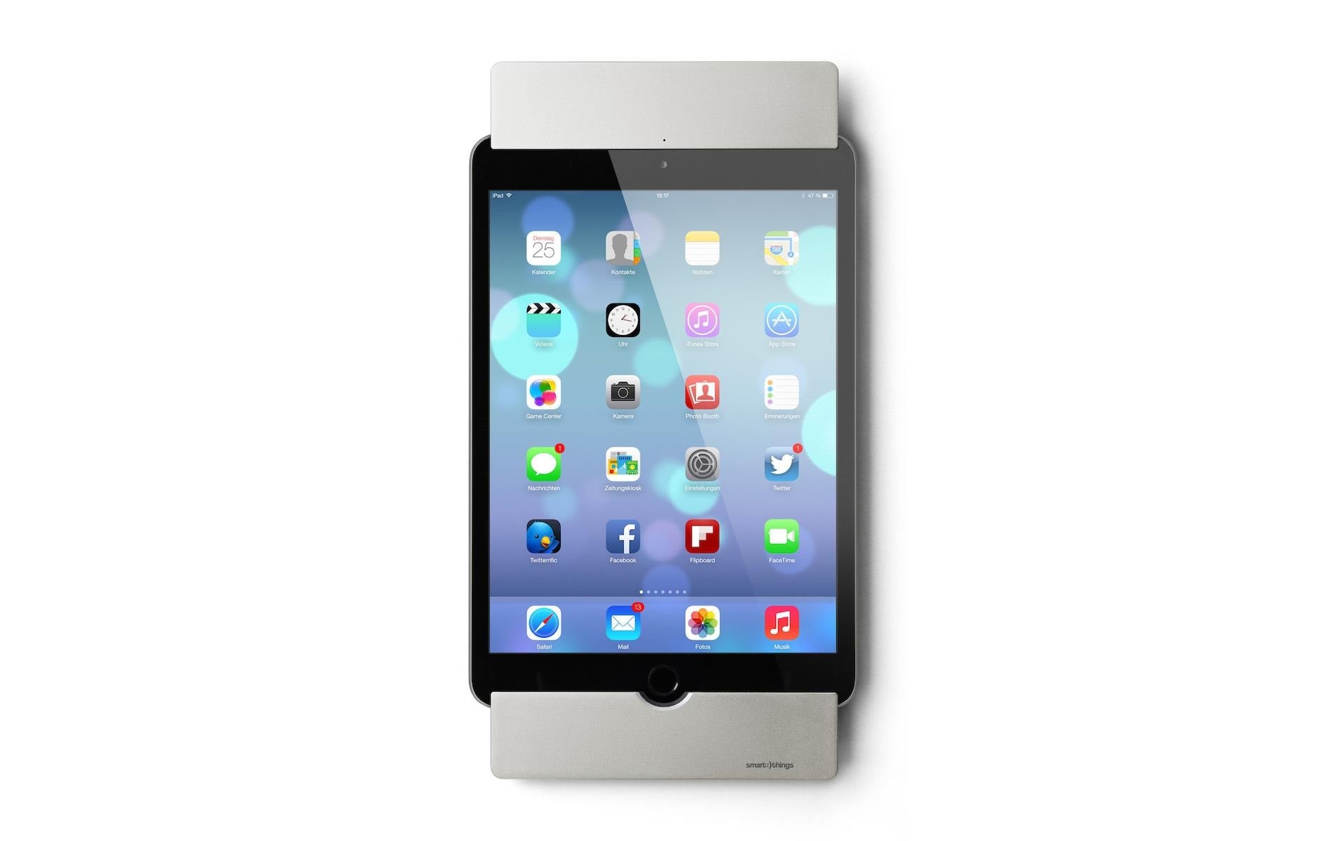 Smart Things sDock Mini Tablet-Tischhalterung – für iPad mini 4, abschliessbar, Lightning – Silber