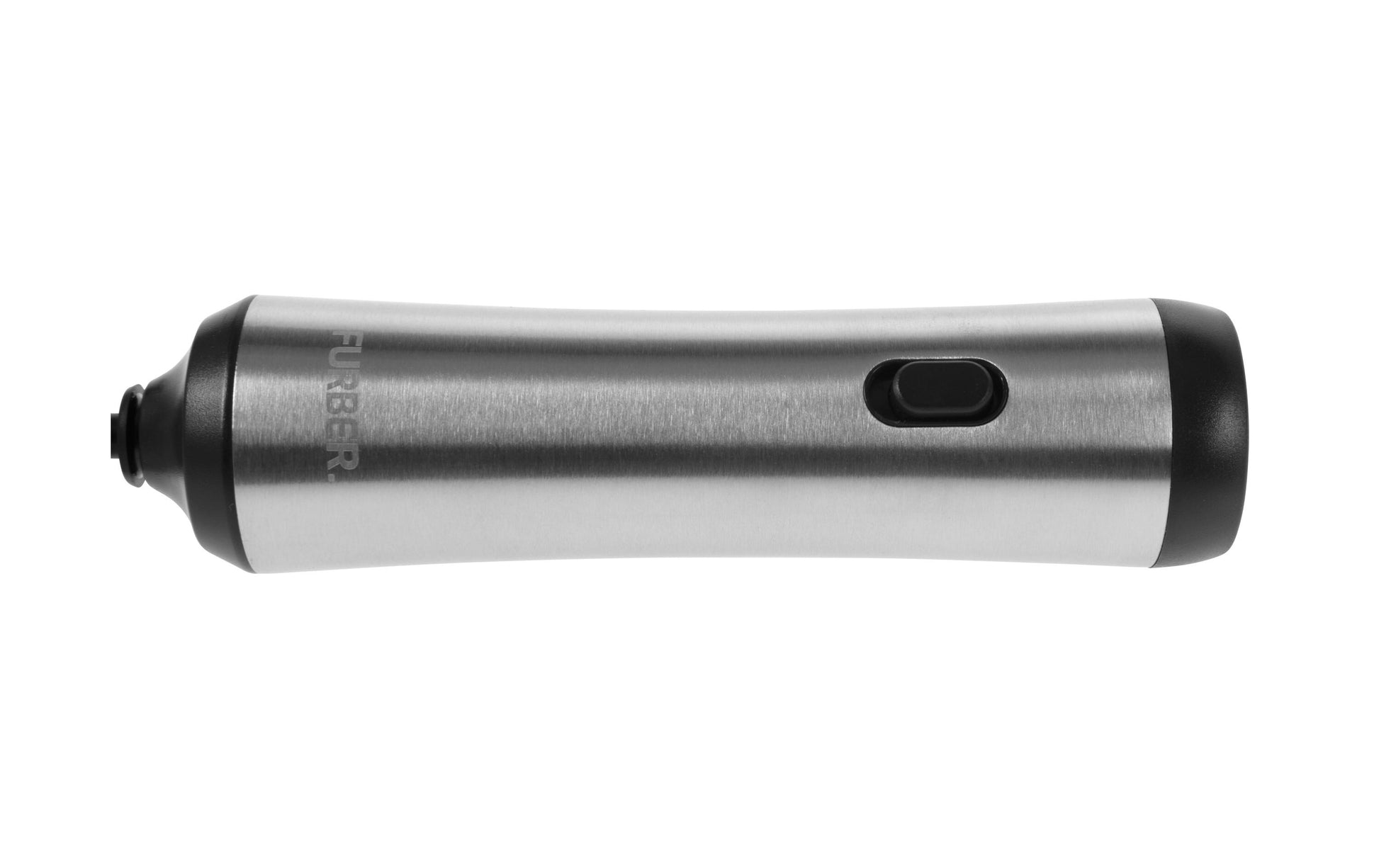 Furber. Furber Milchschäumer-Stab F00979 – Integrierte Batterie – USB-C Aufladbar – Schwarz/Edelstahl