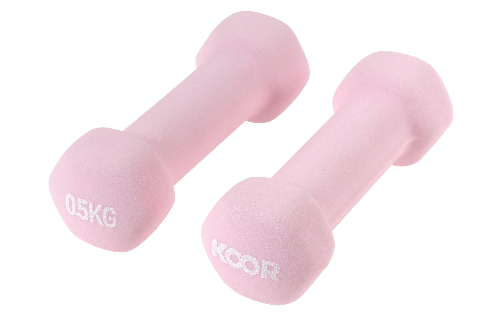 KOOR Kurzhantel-Set – 500 g,  – rosa – Eisen