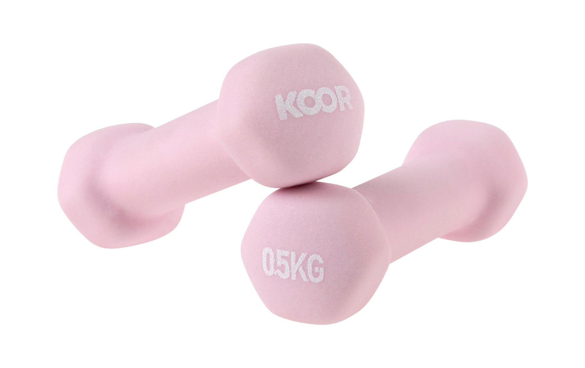 KOOR Kurzhantel-Set – 500 g,  – rosa – Eisen