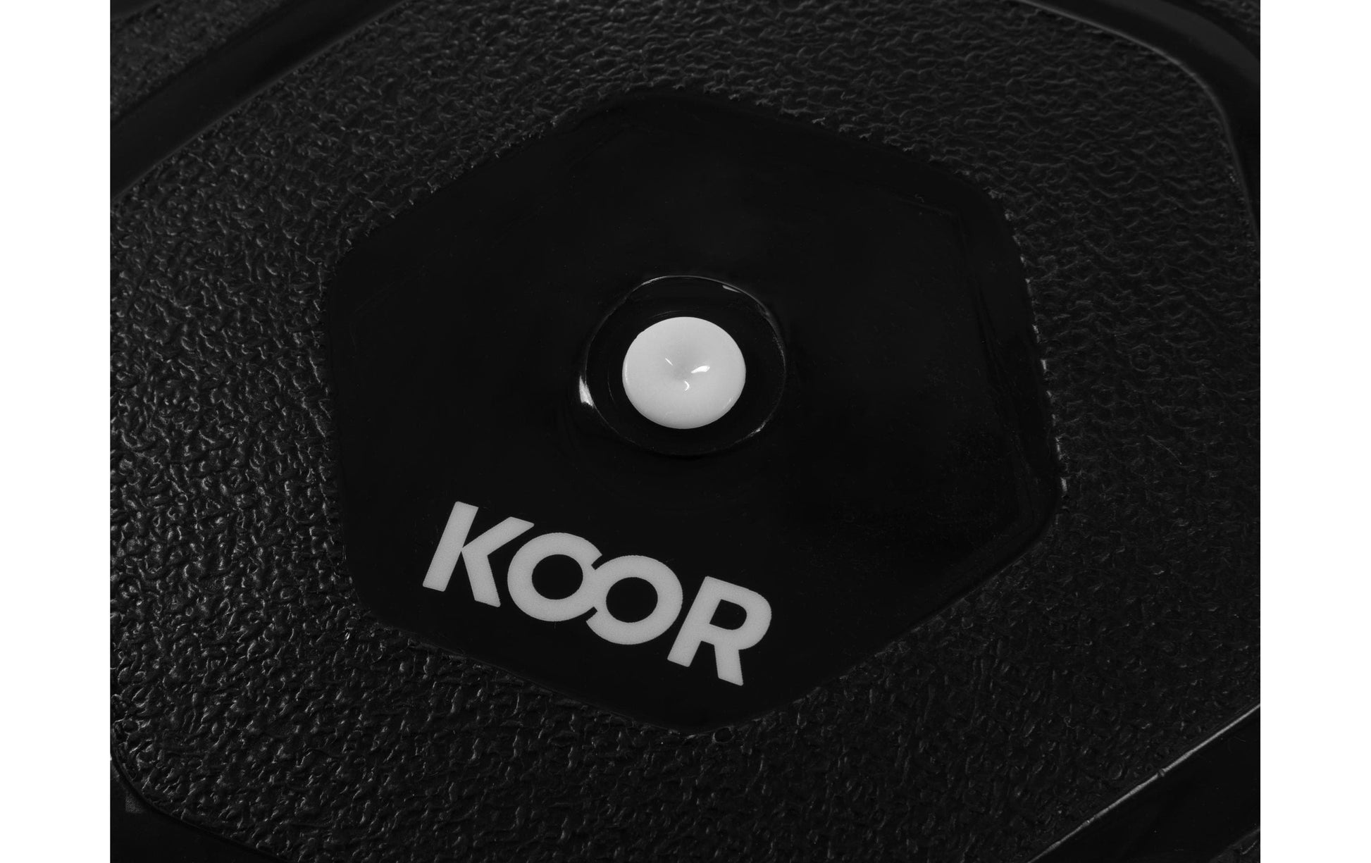 KOOR F00920 Sitzball – PVC – Schwarz, inkl. Fussluftpumpe, Ø 65 cm, bis 500 kg