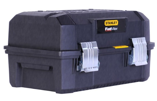 Stanley Fatmax 18 Werkzeugbox – leer, abschliessbar, mit Deckel, schwarz, Kunststoff, B 457 × H 256 × T 310 mm