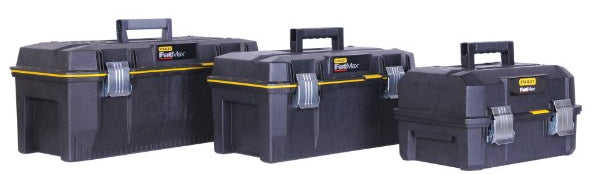Stanley Fatmax 18 Werkzeugbox – leer, abschliessbar, mit Deckel, schwarz, Kunststoff, B 457 × H 256 × T 310 mm