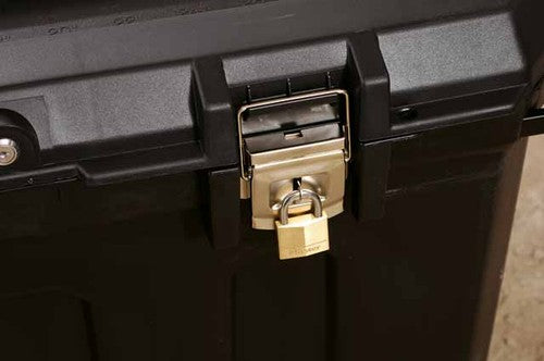 Stanley Werkzeugkasten, 580 × 960 × 590 mm, 190 l, Kunststoff, schwarz, mit Rollen