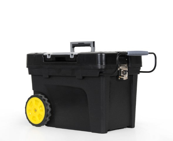 Stanley Werkzeugkasten ProMobile, 380 × 600 × 430 mm, 53 l, Kunststoff, schwarz, mit Rollen, mit Tragegriff