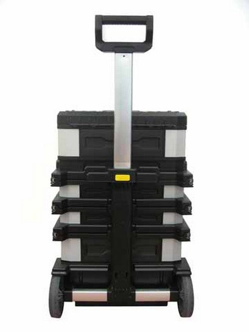 Stanley Werkzeugkasten 1-95-622, 390 × 570 × 900 mm, Kunststoff, schwarz, Rollen, 3 Schubladen