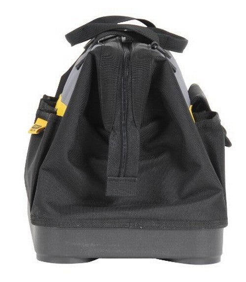 Stanley Werkzeugtasche – wasserfest, abschliessbar, schwarz/grau, Nylon, B 447 × H 235 × T 275 mm