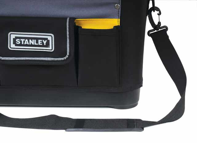 Stanley Werkzeugtasche 1-96-193, 251 × 447 × 262 mm, Kunststoff (Nylon), Schwarz, wasserfest, mit Griff