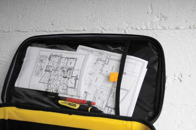 Stanley Werkzeugtasche 1-96-193, 251 × 447 × 262 mm, Kunststoff (Nylon), Schwarz, wasserfest, mit Griff