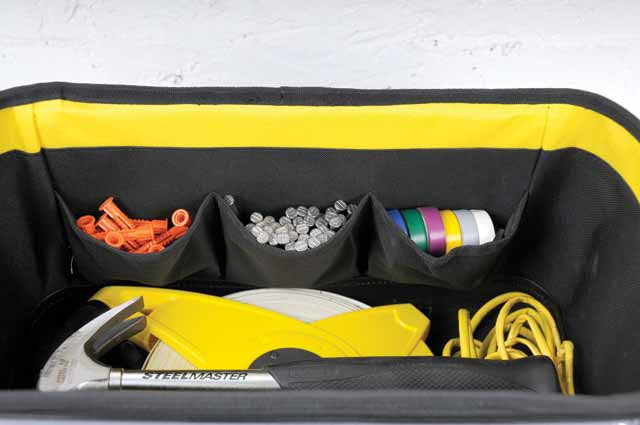 Stanley Werkzeugtasche 1-96-193, 251 × 447 × 262 mm, Kunststoff (Nylon), Schwarz, wasserfest, mit Griff
