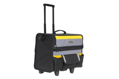 Stanley Werkzeugkasten, 330 × 460 × 450 mm, Kunststoff (Nylon), schwarz, mit Tragegriff, Scharnierdeckel