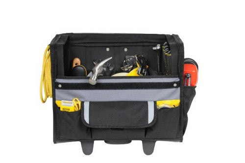 Stanley Werkzeugkasten, 330 × 460 × 450 mm, Kunststoff (Nylon), schwarz, mit Tragegriff, Scharnierdeckel