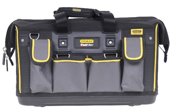 Stanley Werkzeugtasche – wasserfest, mit Tragegriff, schwarz/grau/gelb, Nylon, B 500 × H 290 × T 300 mm