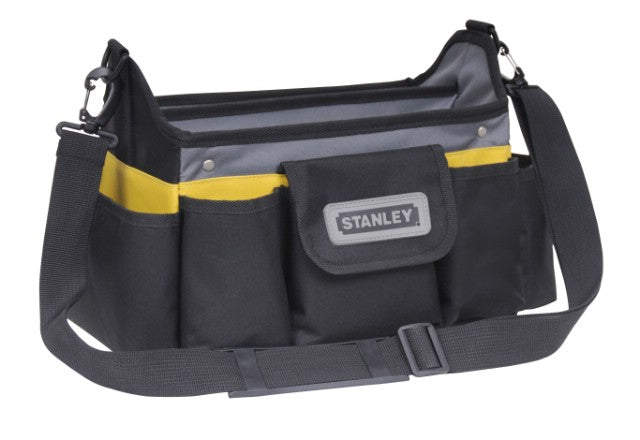 Stanley Werkzeugtasche, Kunststoff (Nylon), Schwarz, Wasserfest, 18 Fächer