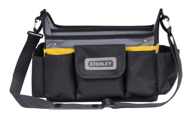 Stanley Werkzeugtasche, Kunststoff (Nylon), Schwarz, Wasserfest, 18 Fächer