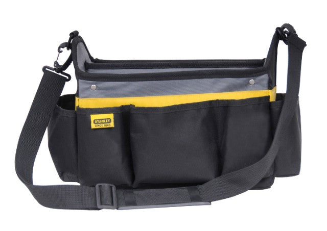 Stanley Werkzeugtasche, Kunststoff (Nylon), Schwarz, Wasserfest, 18 Fächer