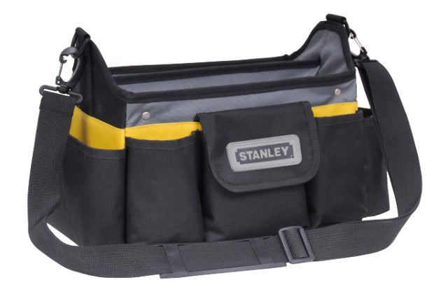 Stanley Werkzeugtasche, Kunststoff (Nylon), Schwarz, Wasserfest, 18 Fächer