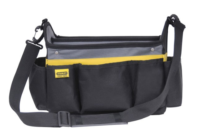 Stanley Werkzeugtasche, Kunststoff (Nylon), Schwarz, Wasserfest, 18 Fächer