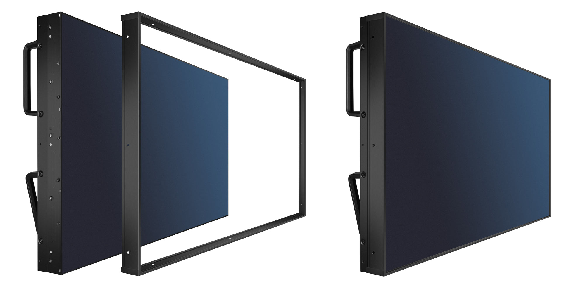 Sharp KT-55UN-OF5 Rahmen – für MultiSync UN552, UN552V – Schwarz