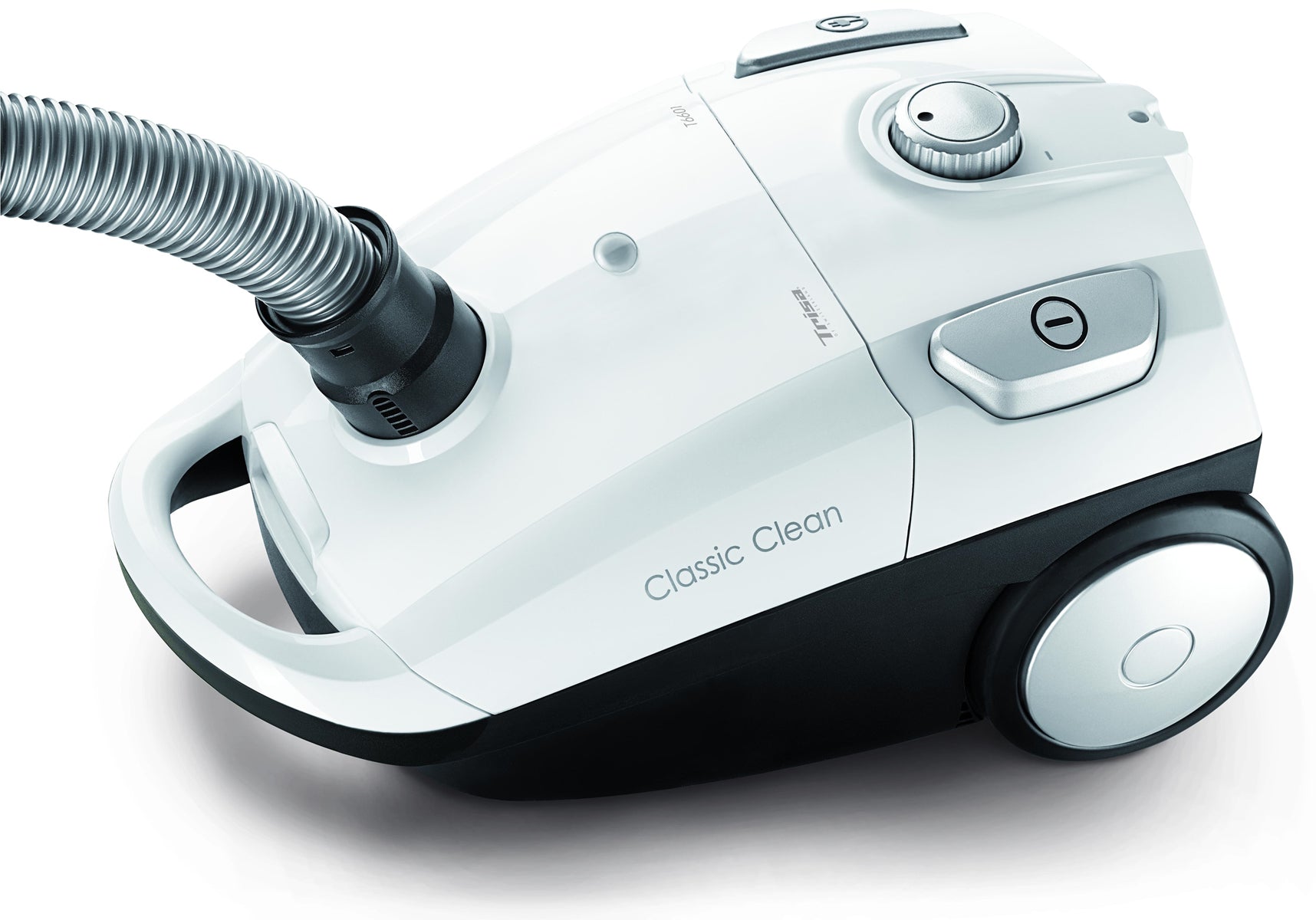 Trisa Electronics Trisa Bodenstaubsauger Classic Clean T6601 – mit Beutel, 650 W, HEPA-Filter