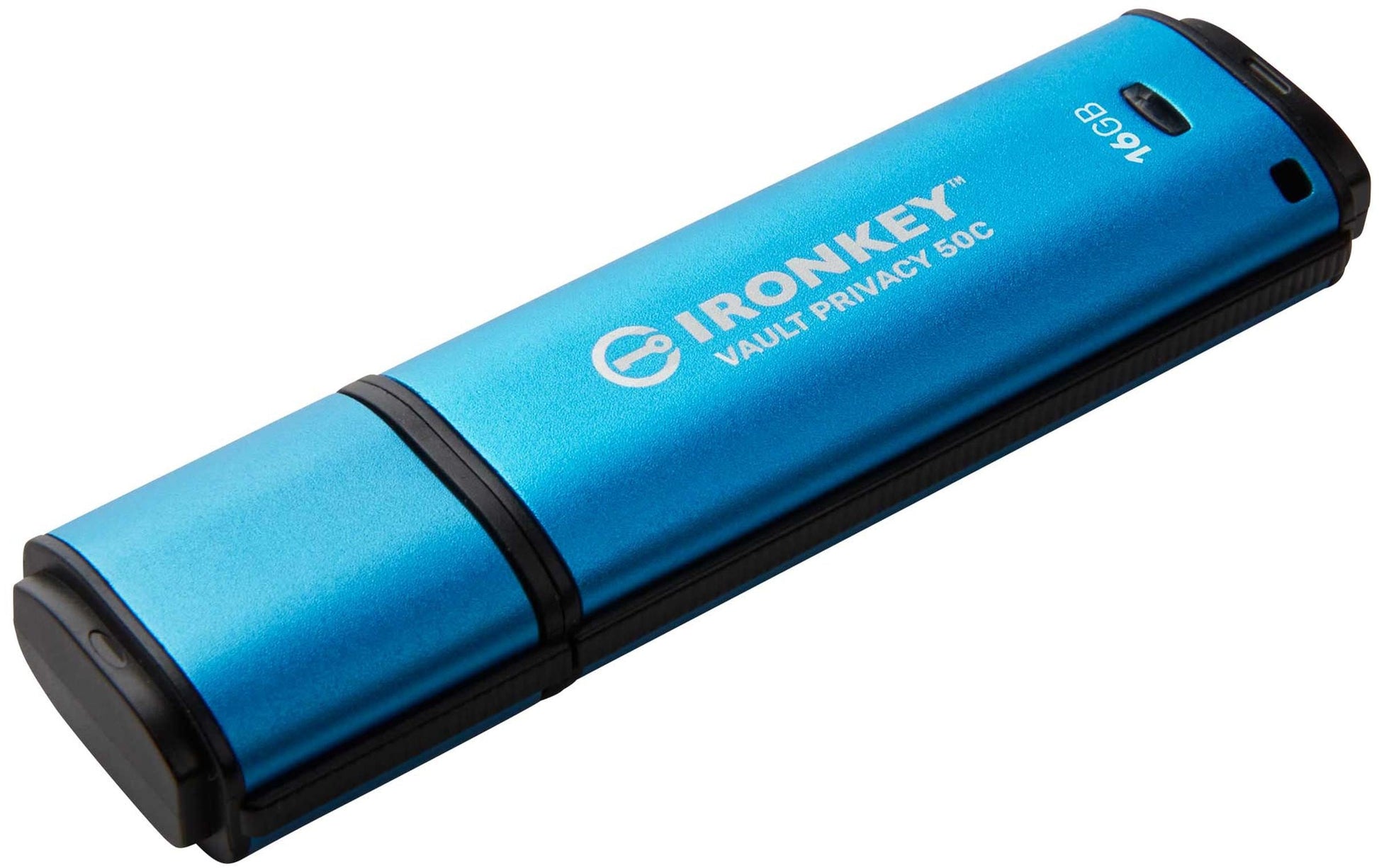 Kingston Technology Kingston IronKey Vault P 50C USB-Stick – 16 GB, USB-C, AES-256, FIPS 197