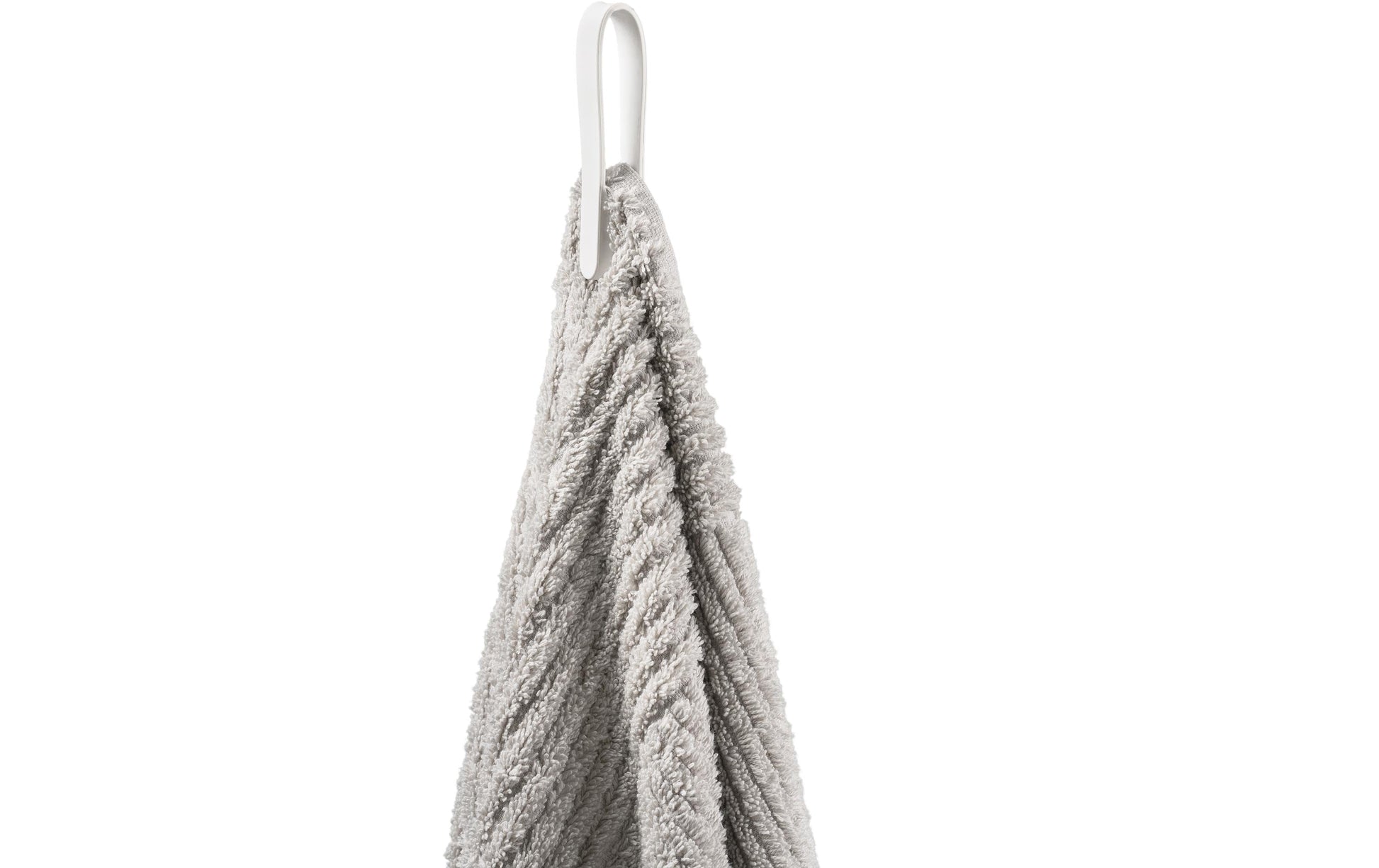 Zone Denmark Handtuchhalter Loop – 7,8×5,5×1,2 cm, Silikon, Haken, Weiss, 2er-Set
