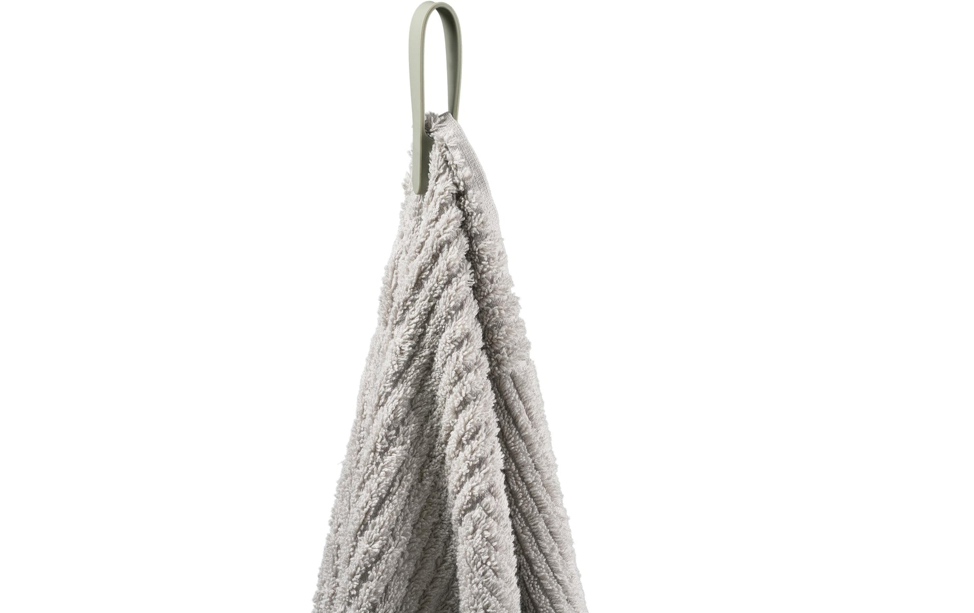 Zone Denmark Handtuchhalter Loop – 1,8×1×9 cm, Silikon, Haken, Eukalyptusgrün, 2er-Set