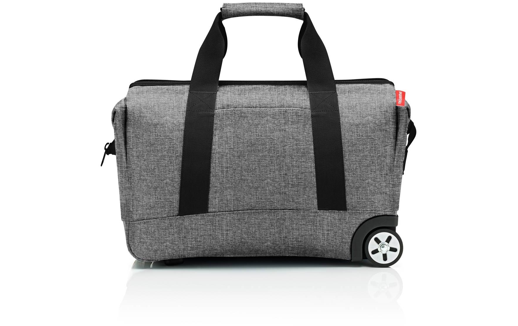 Reisenthel allrounder trolley – Reisetasche, 30 l, 2 Rollen, für Trolley aufsteckbar, Polyester, Grau