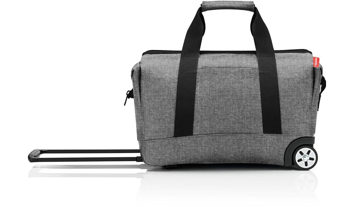 Reisenthel allrounder trolley – Reisetasche, 30 l, 2 Rollen, für Trolley aufsteckbar, Polyester, Grau