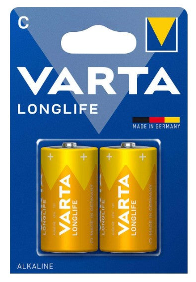 Varta C Batterien, Alkaline, 1,5 V – 2 Stk.