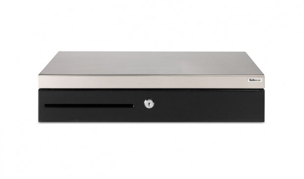 Safescan SD-4617 – Kassenschublade, 6 Scheine/8 Münzen, RJ-12, 460 × 170 × 100 mm, Schwarz/Silber