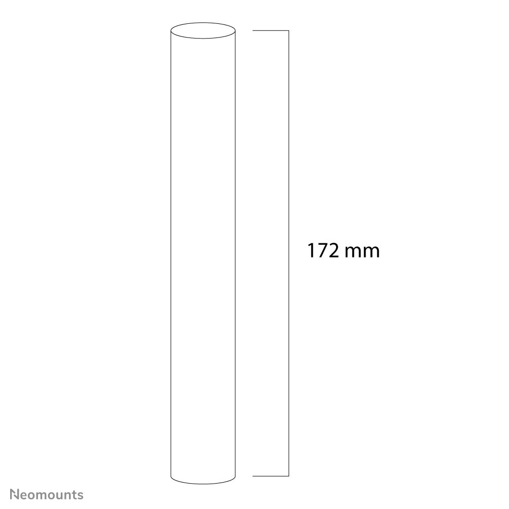Neomounts Rohr-Verbinder – bis 50 kg, 17,2 cm – für FPMA-CP100/FPMA-CP150/FPMA-CP200 und andere – Silber