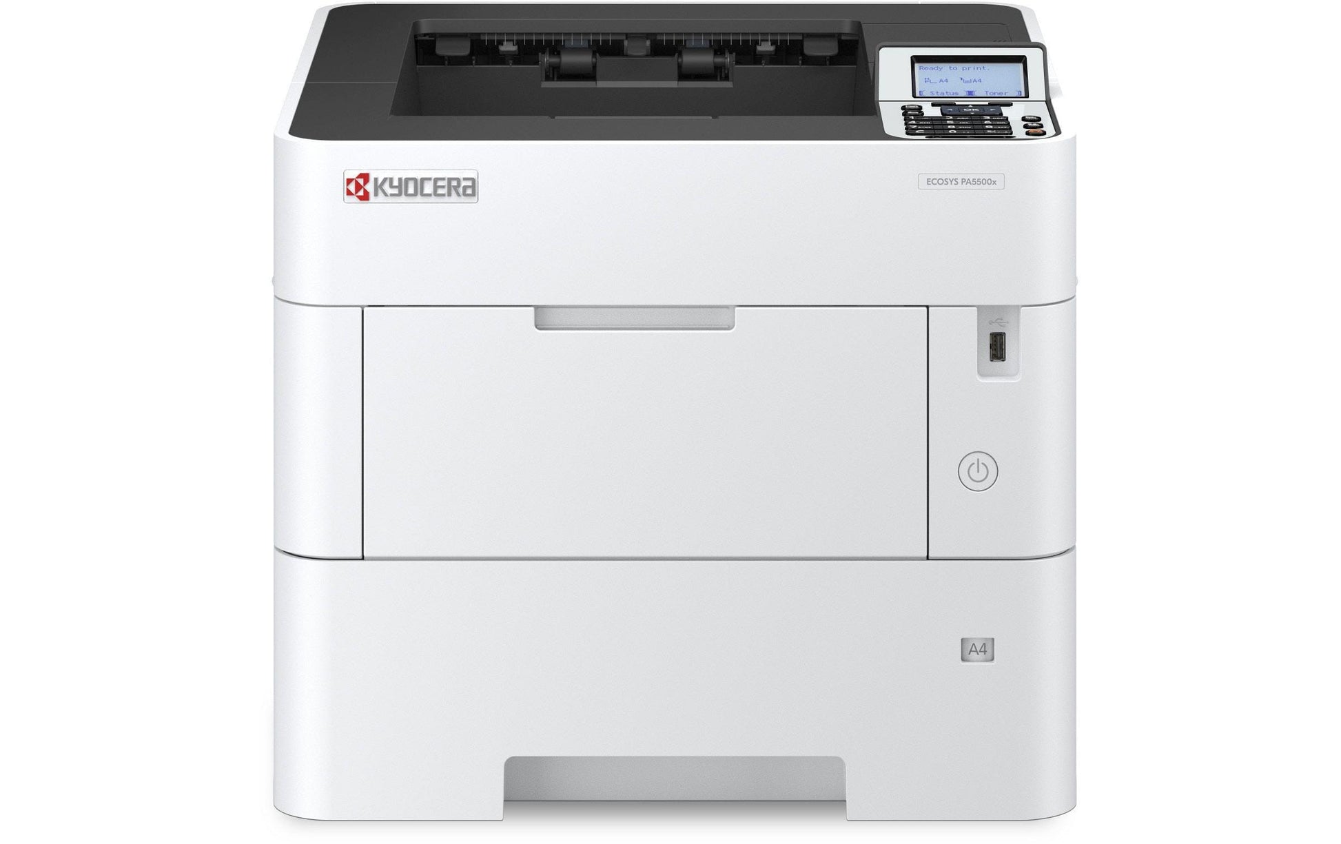 KYOCERA ECOSYS PA5500x – A4, S/W, Duplex, 55 S./Min., 1200 × 1200 dpi, LAN/USB, Papier: 500 Blatt