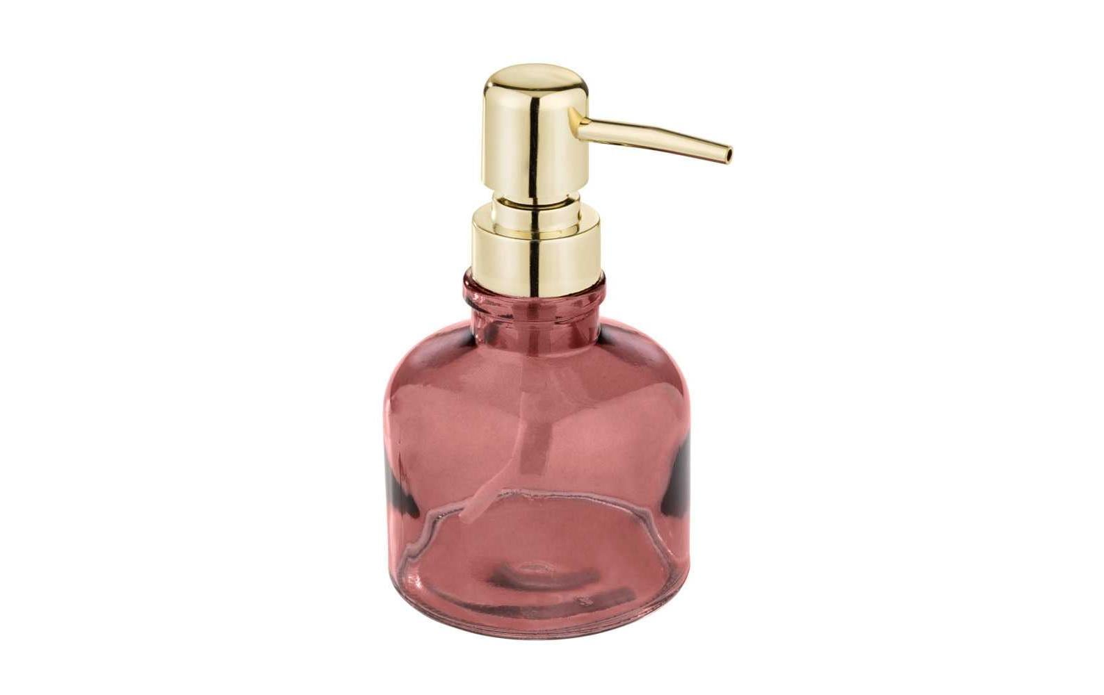 Wenko Atessa Seifenspender – Glas, Altrosa, 200 ml