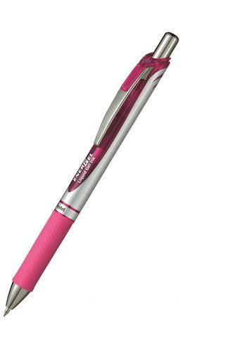 Pentel EnerGel Xm RT Feiner Gelschreiber – pink, 0,7 mm, schnelltrocknend, Druck, nachfüllbar